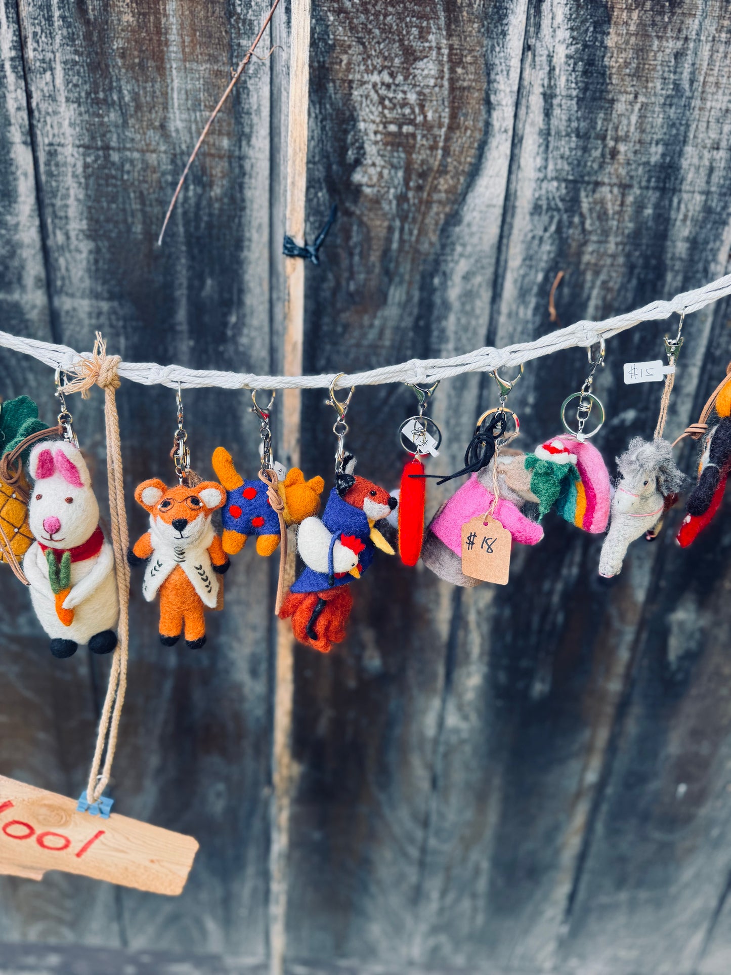 Felt Friends” Charms & Keychains E