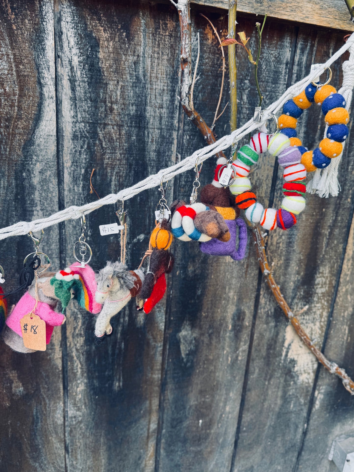 Felt Friends” Charms & Keychains E