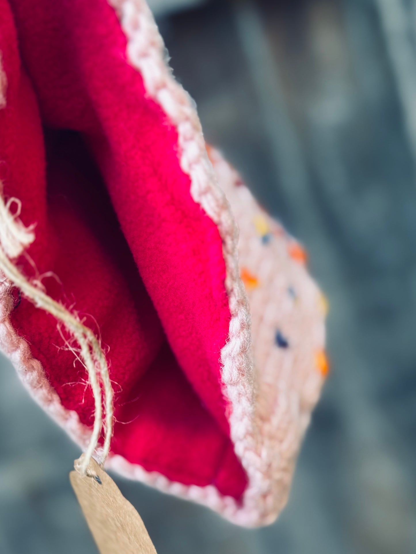 🌸 “Himalayan Bloom” Wool Knit Hat – Handmade in Nepal 🇳🇵