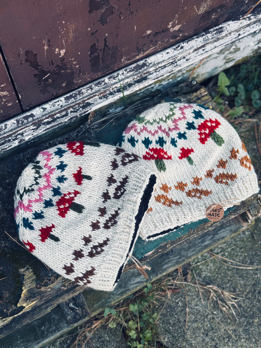 ❄️ Handmade Wool Knit Hat