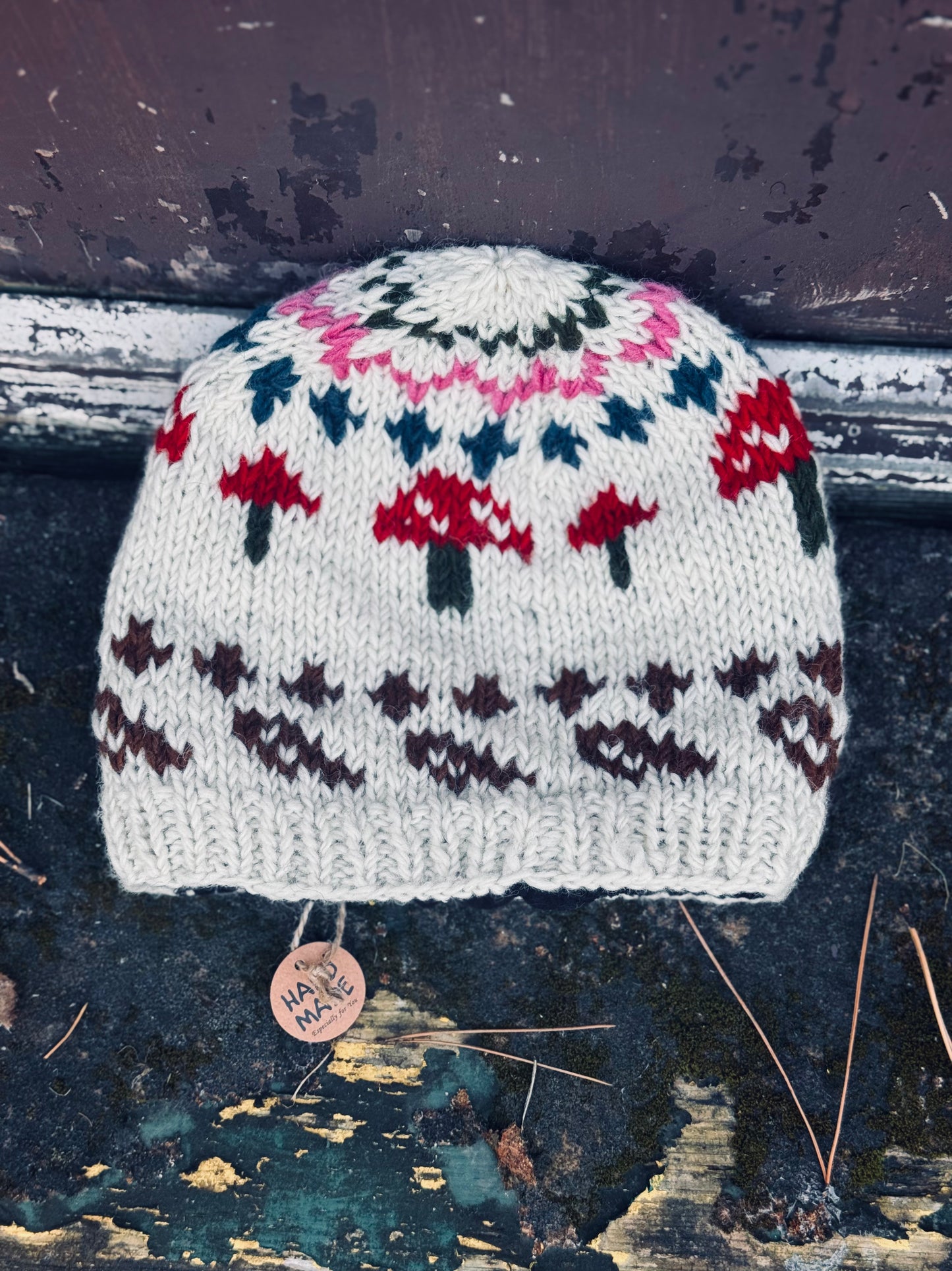 ❄️ Handmade Wool Knit Hat