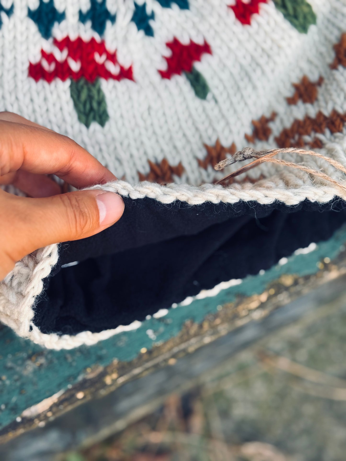 ❄️ Handmade Wool Knit Hat