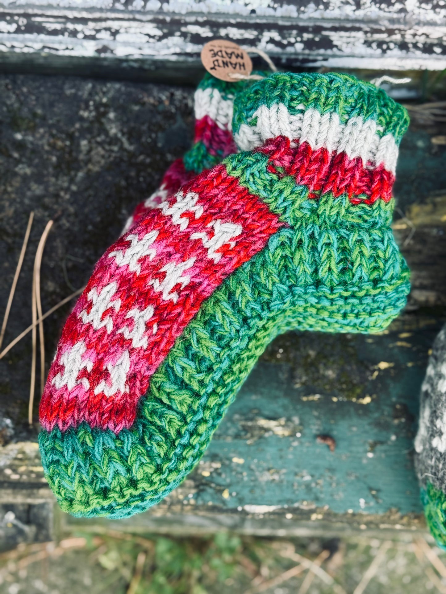 Handmade Wool Slippers – Holiday Knit Collectio