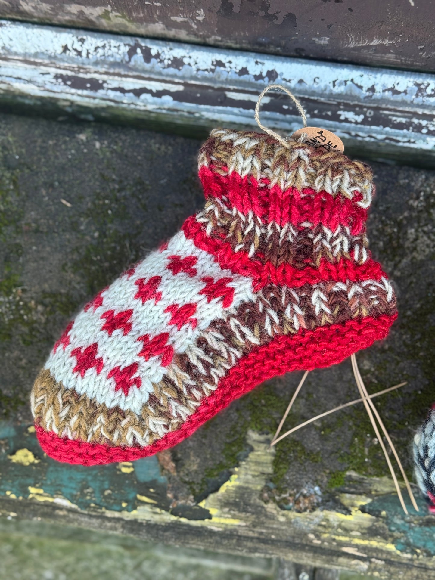 Handmade Wool Slippers – Nordic Charm Edition