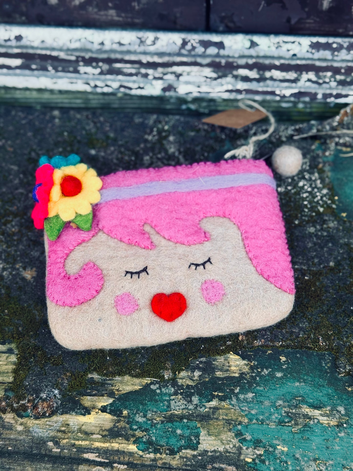 Handmade Felt Pouches – Whimsical Friends Collection