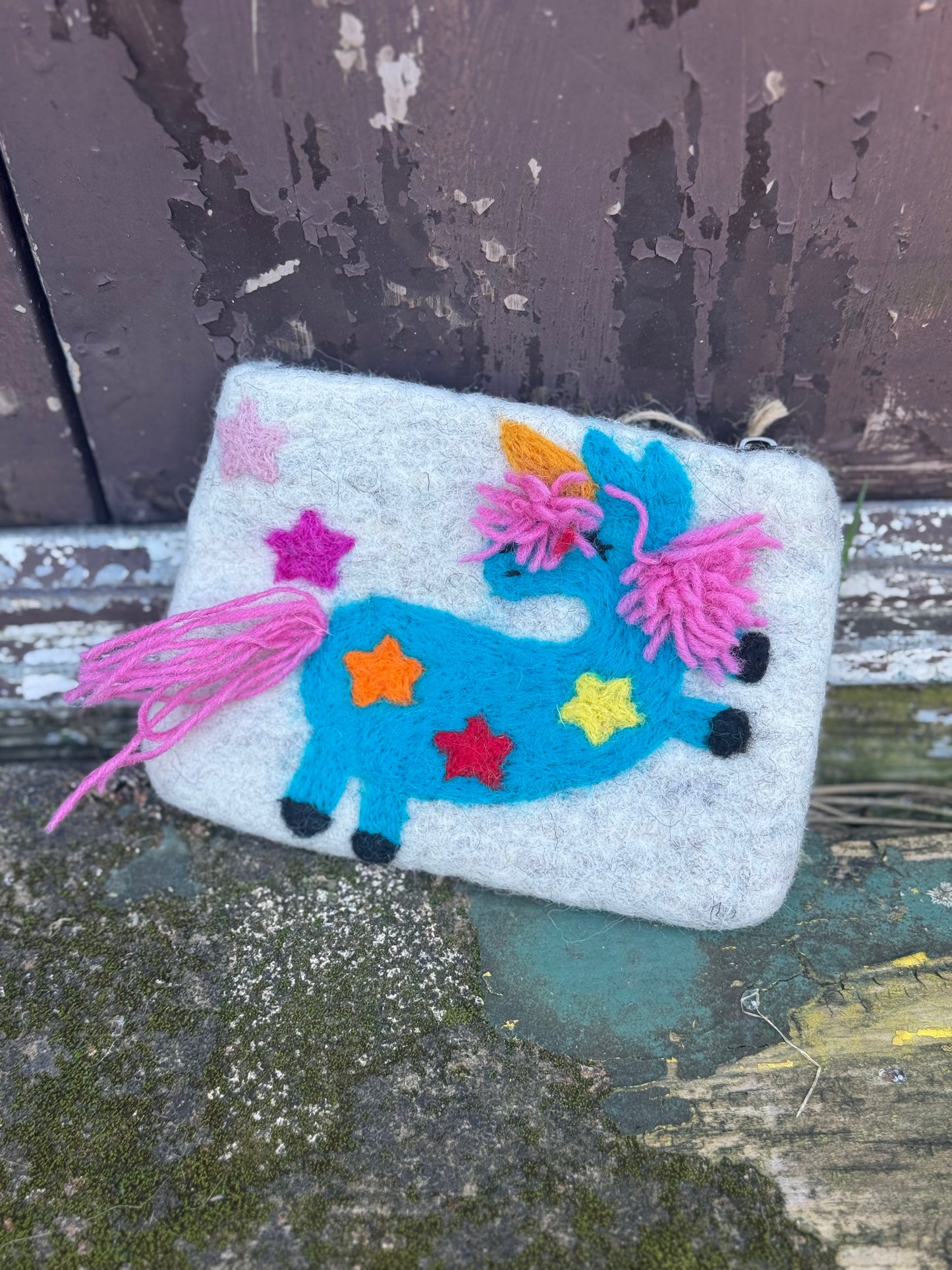 Handmade Felt Pouches – Whimsical Friends Collection