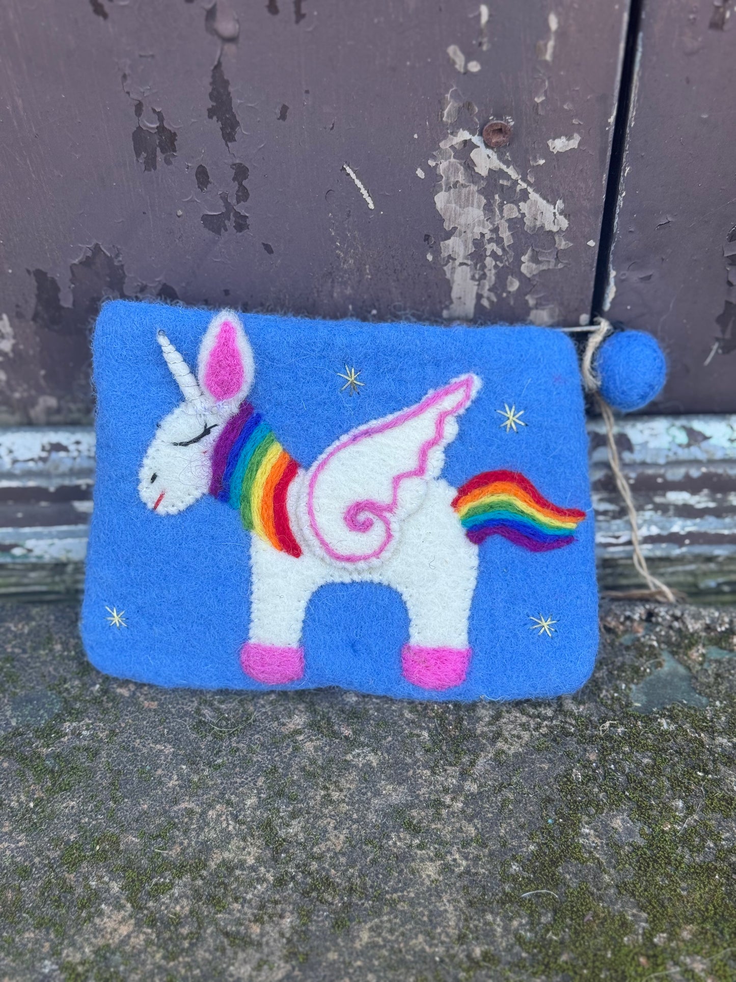 Handmade Felt Pouches – Whimsical Friends Collection