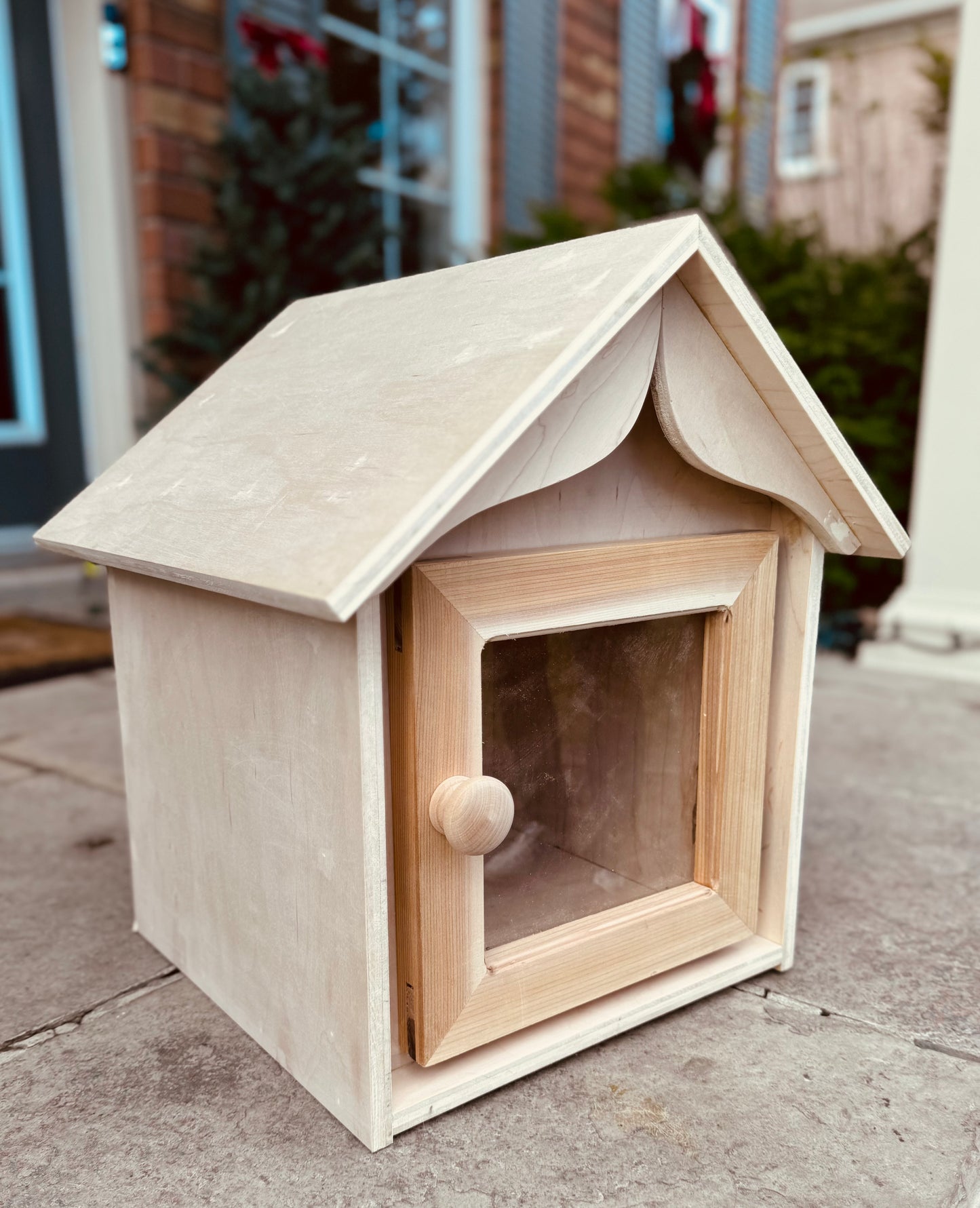 The “Little Free Library” – Handcrafted  Book House