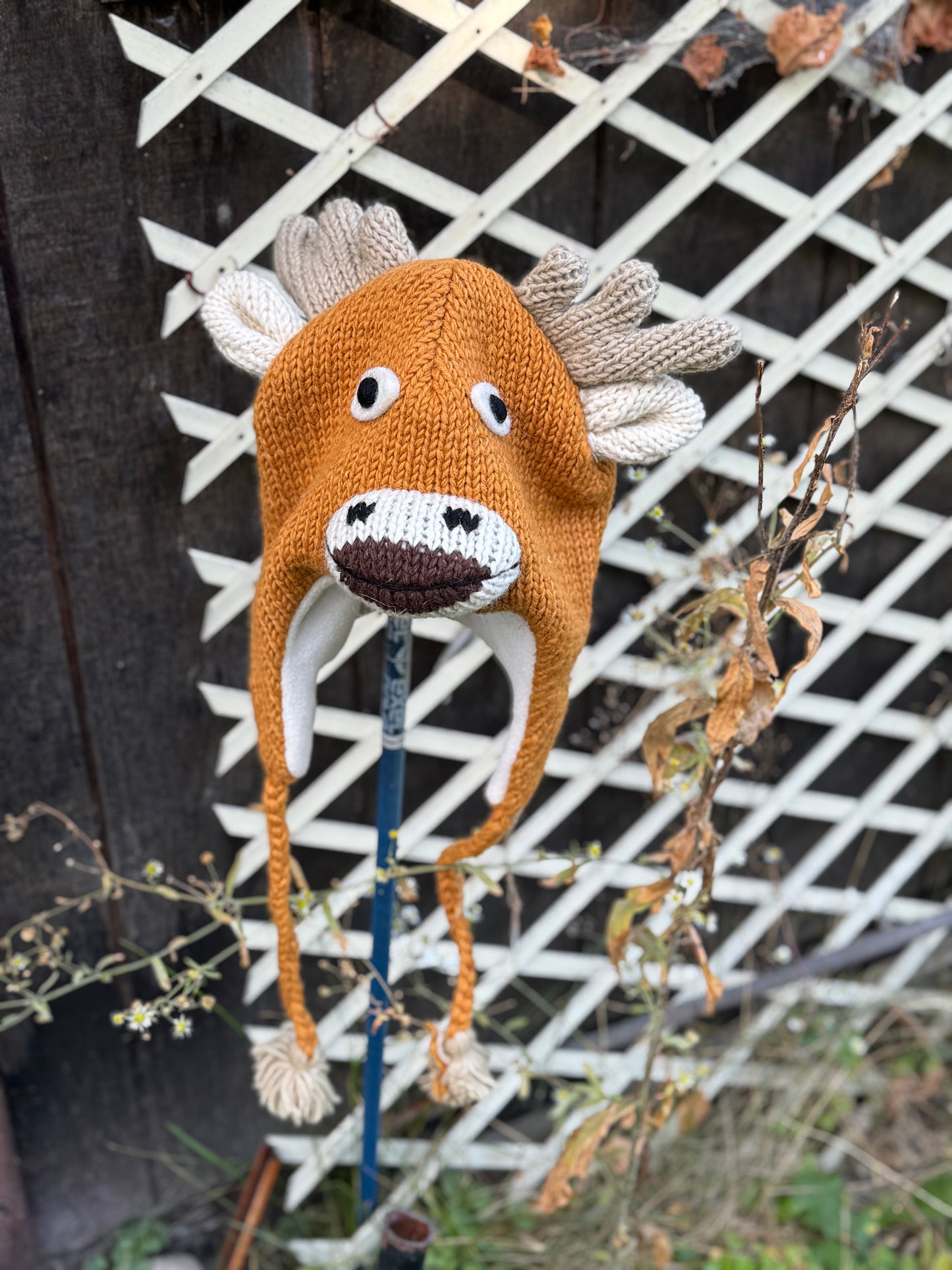 Handmade Animal Knit Hat – Cozy Winter Collection 🦁🦄🦌🐱