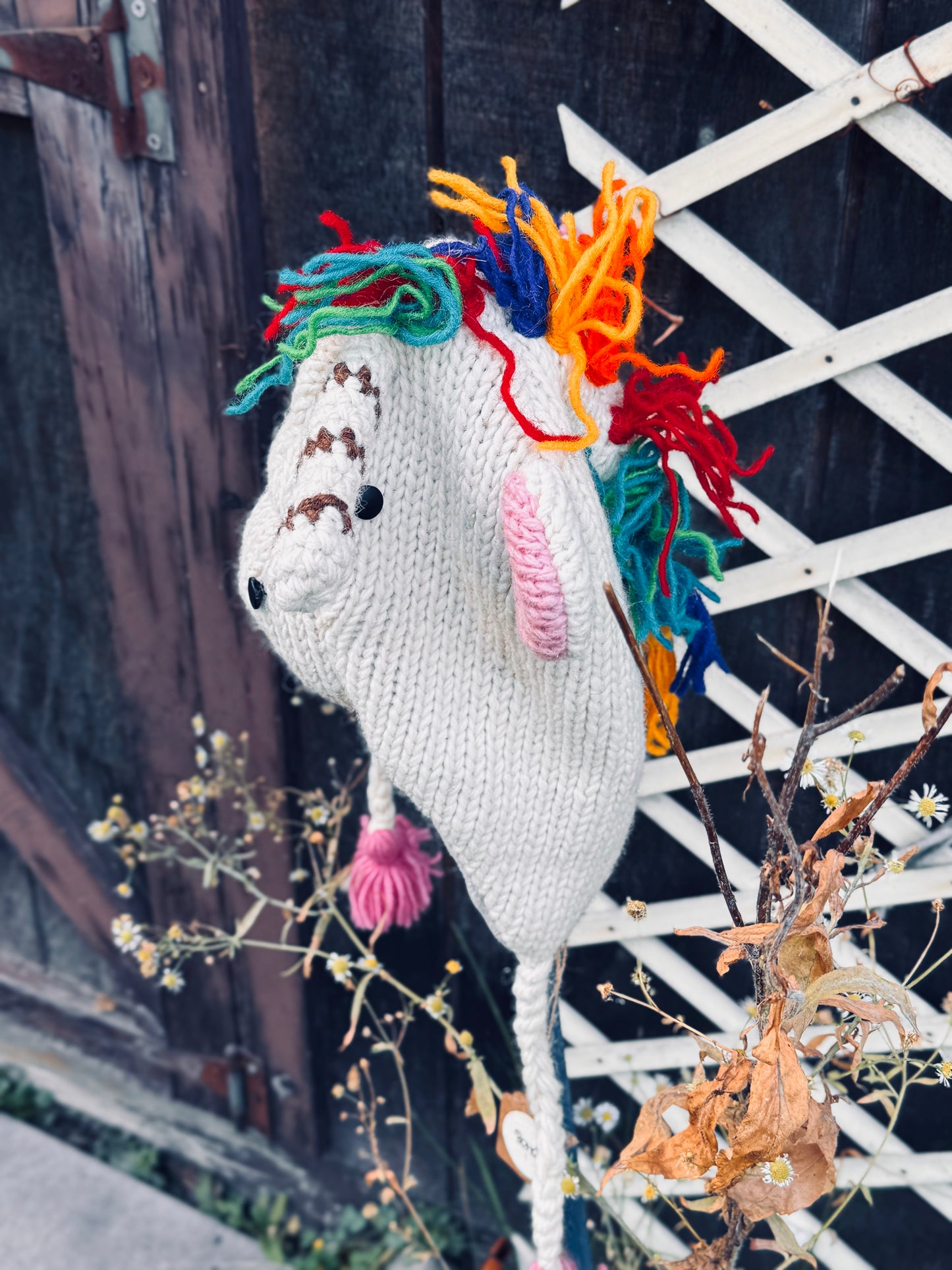 Handmade Animal Knit Hat – Cozy Winter Collection 🦁🦄🦌🐱