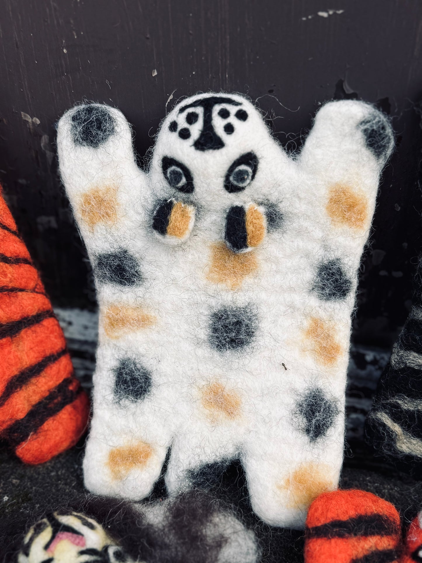 Handmade Felt Animal Coaster – Jungle Friends Collection 🐯🦓🦁