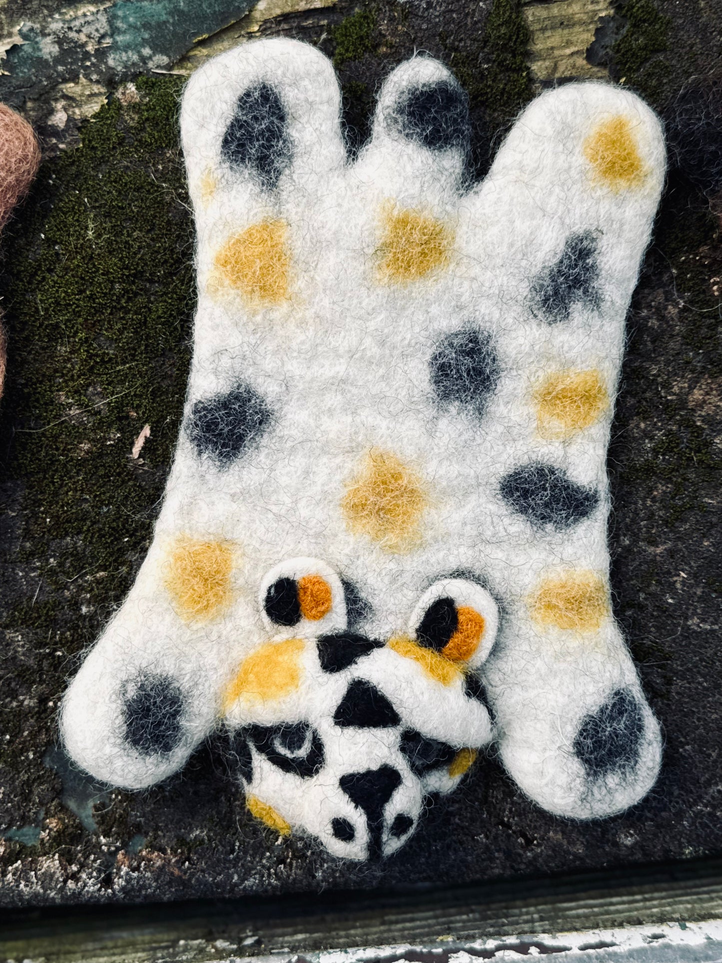 Handmade Felt Animal Coaster – Farm Friends Collection 🐻🐮🐴