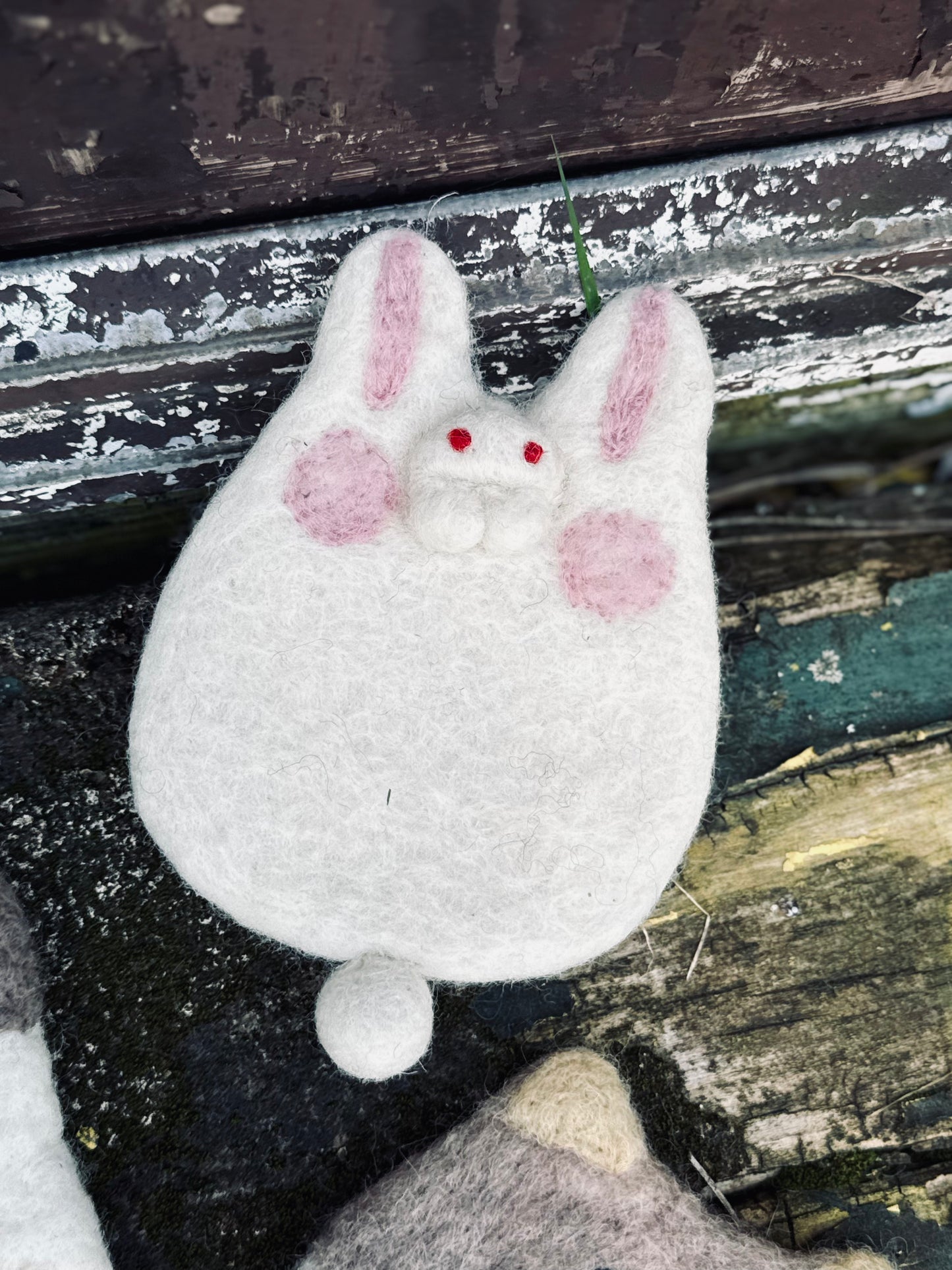 Handmade Felt Animal Face Coaster – Mini Friends Collection 🐰🐻🦁🐱