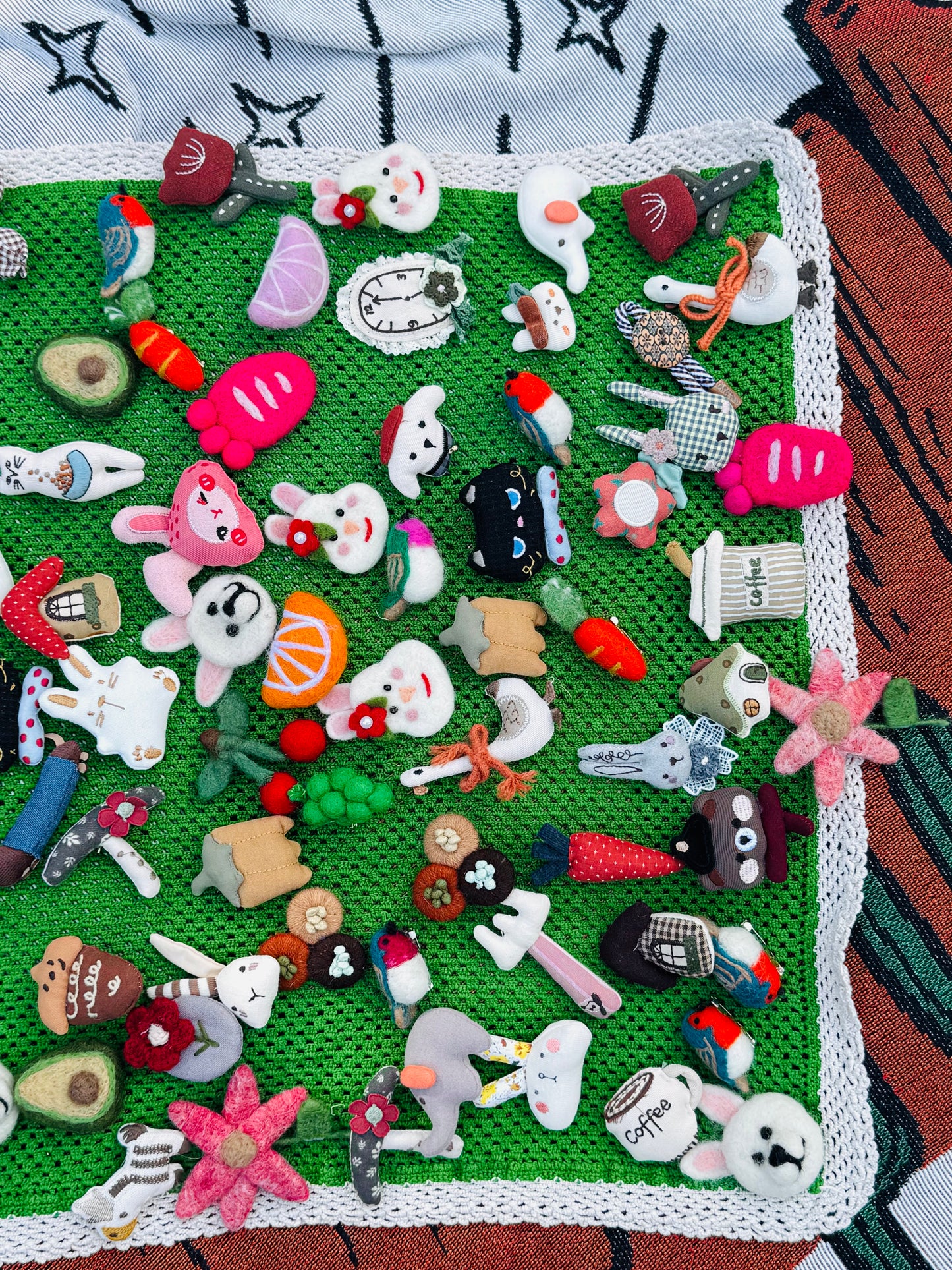 🧷 Handmade Felt Brooch Collection – Assorted Designs