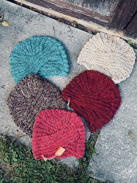 🌾 “Wild Nettle Knit Hat” – Handmade in Nepal 🇳🇵