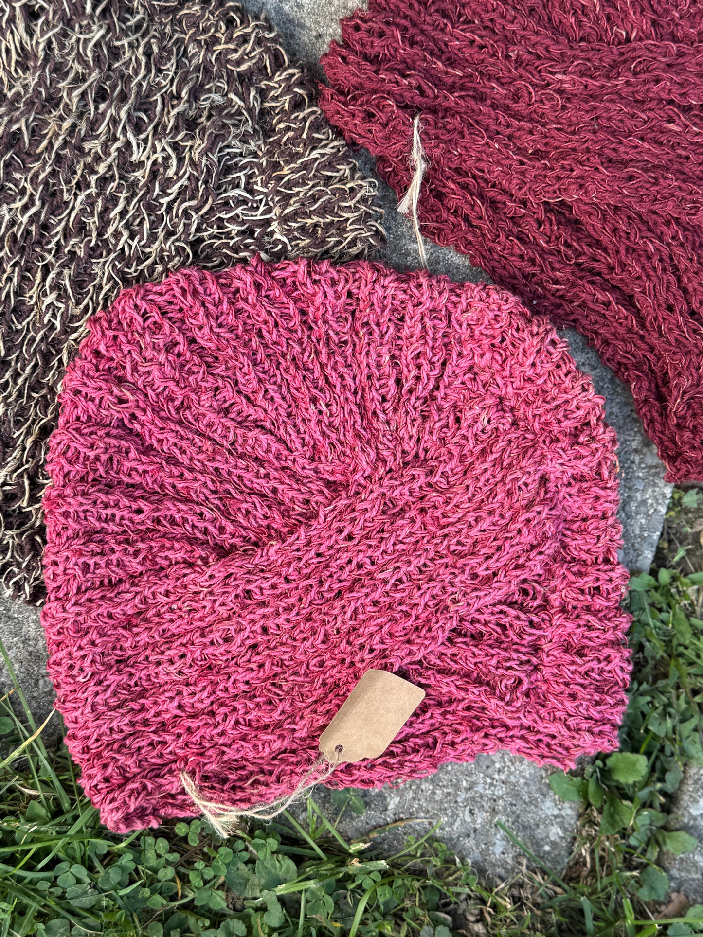 🌾 “Wild Nettle Knit Hat” – Handmade in Nepal 🇳🇵