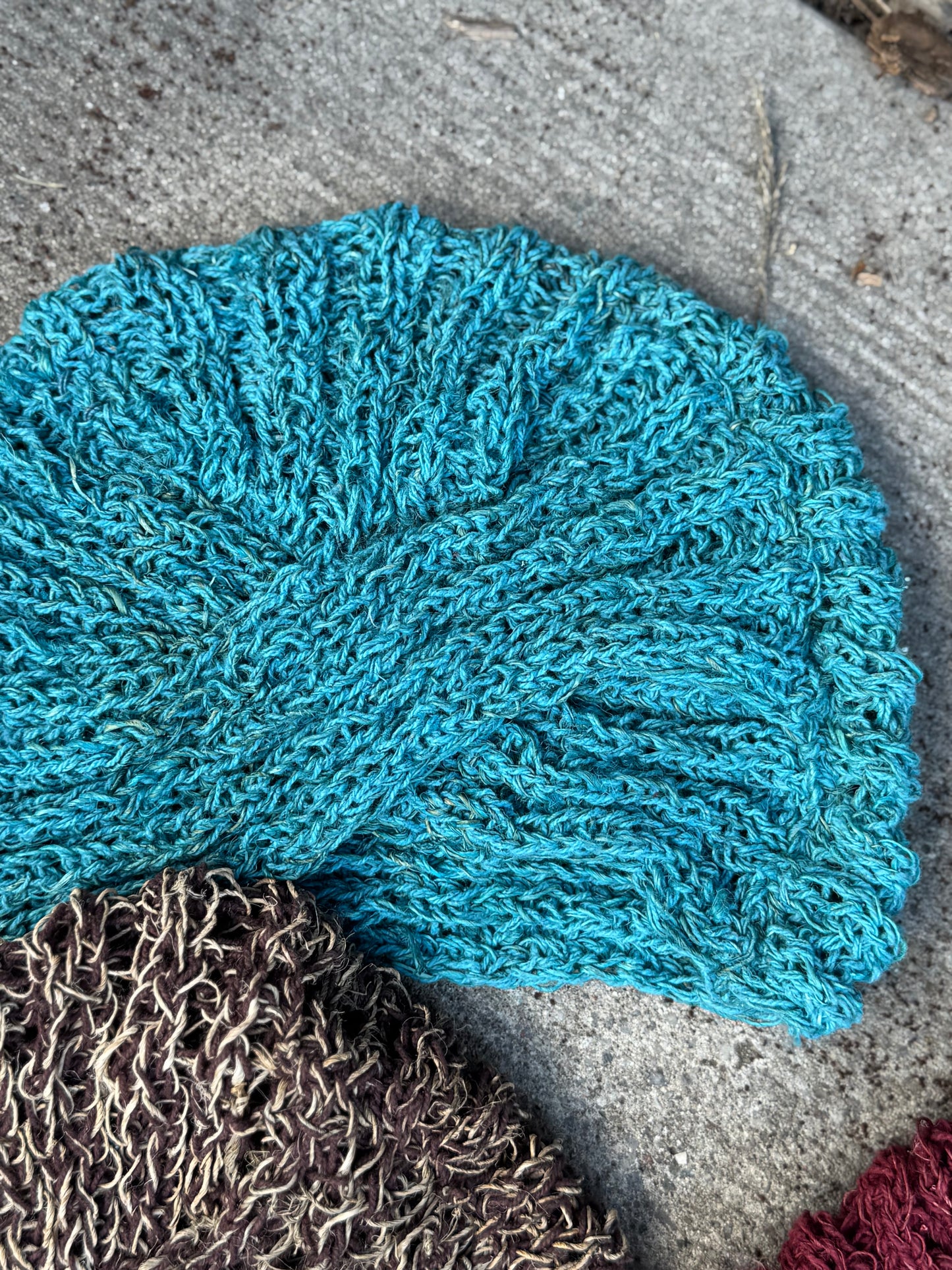 🌾 “Wild Nettle Knit Hat” – Handmade in Nepal 🇳🇵