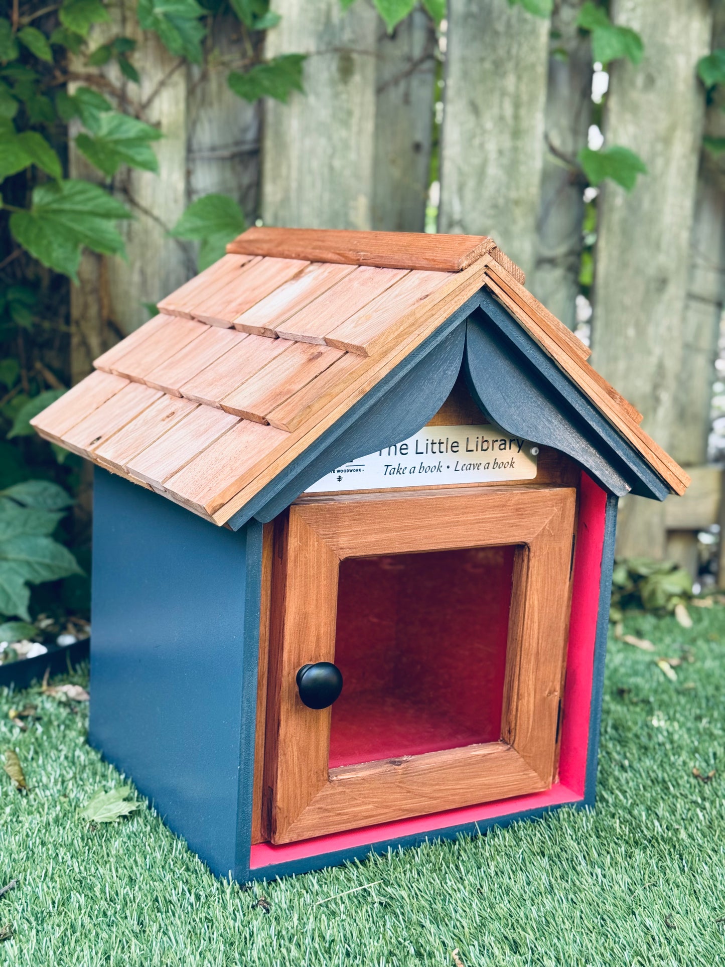The “Little Free Library” – Handcrafted  Book House