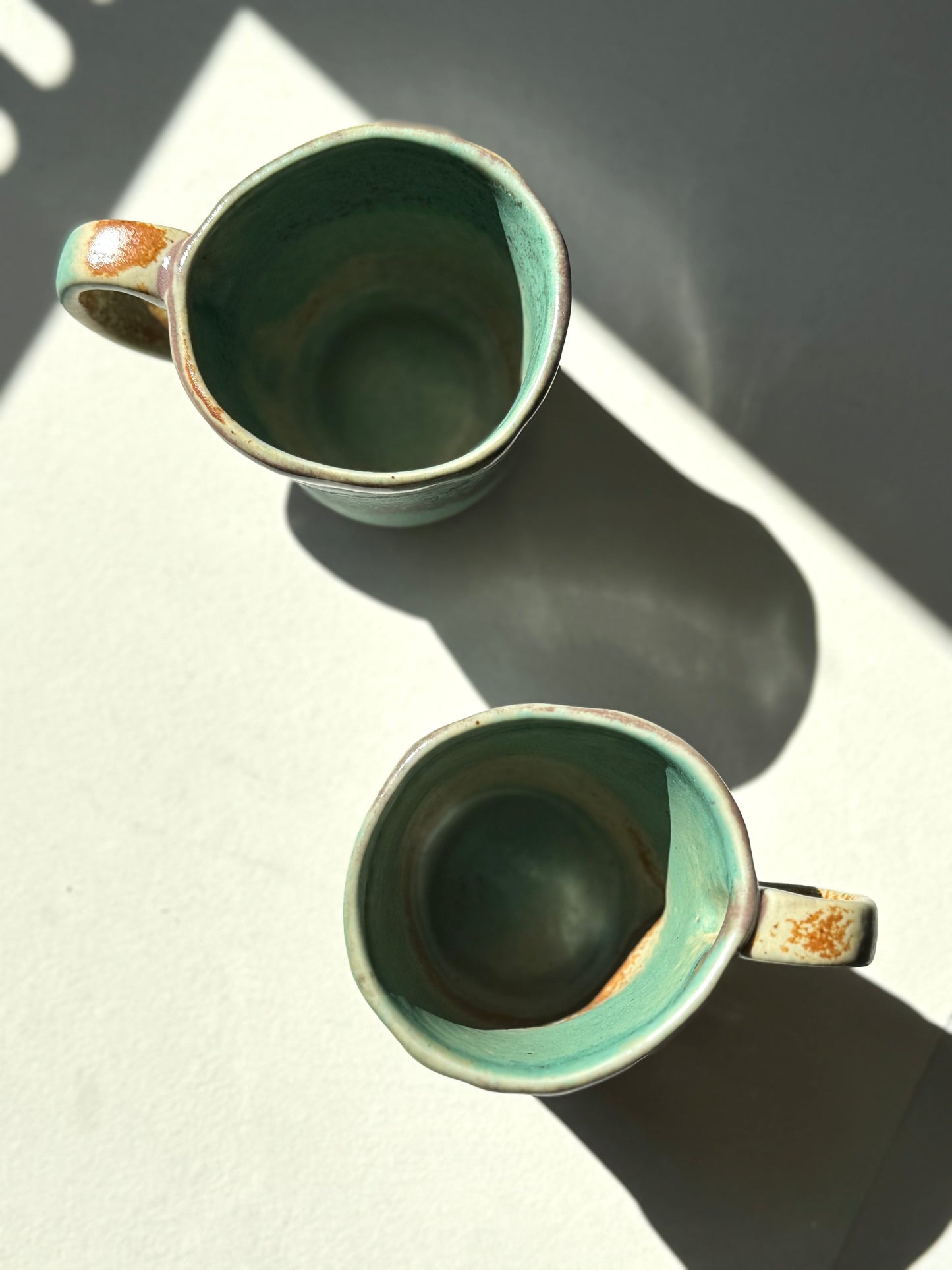 Rustic Ocean Stoneware Mug | Handcrafted Ceramic | 230ml