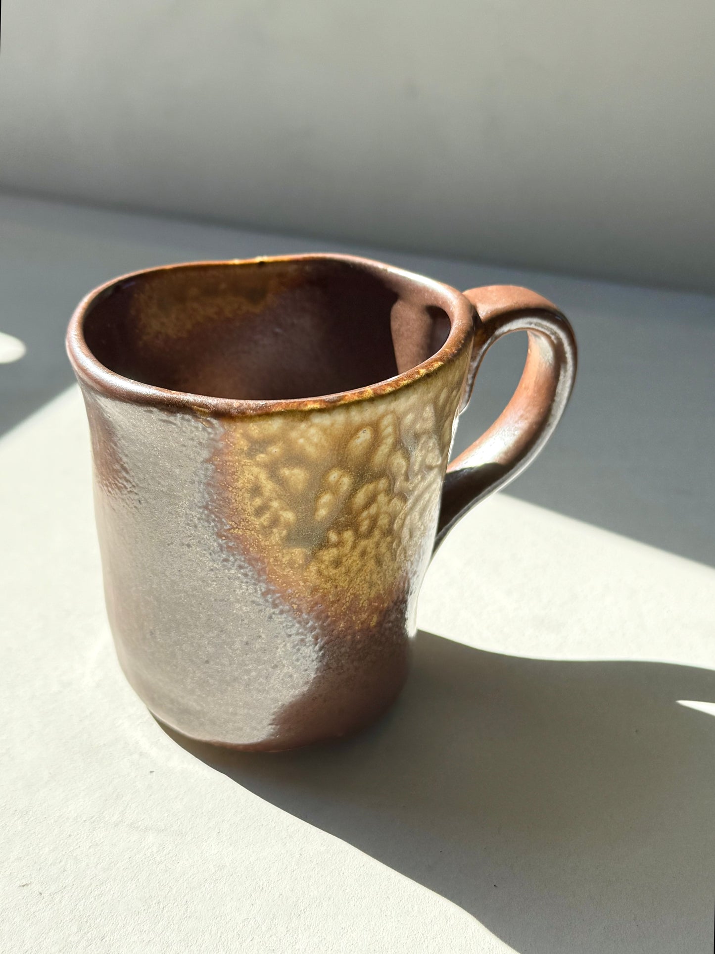 Golden Earth Stoneware Mug | Handcrafted Ceramic | 230ml