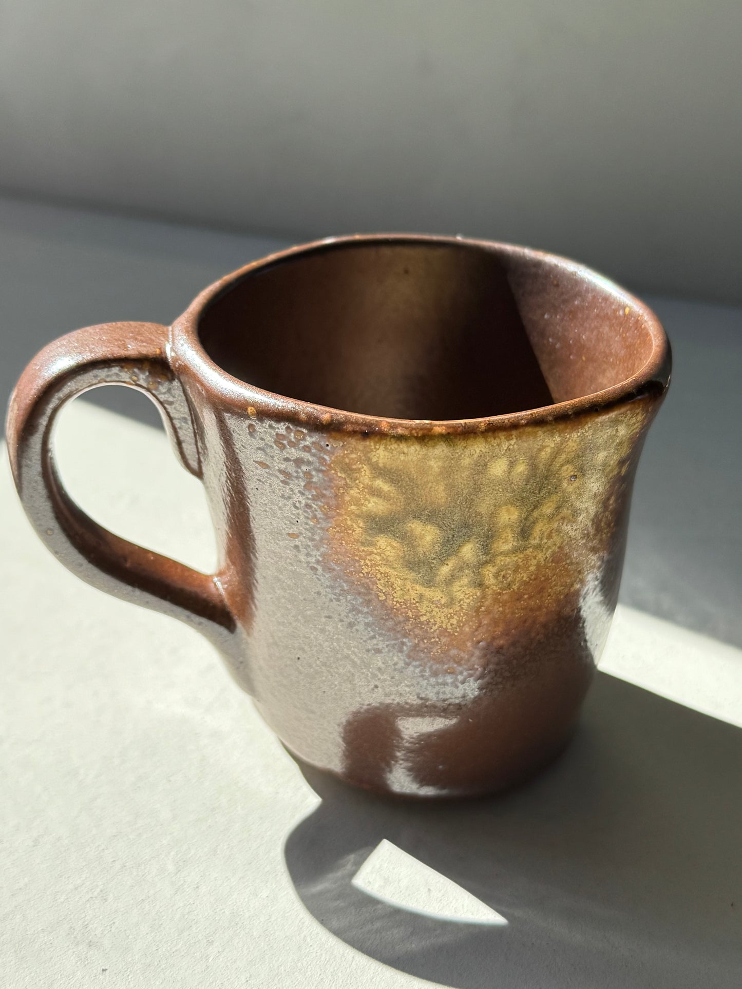 Golden Earth Stoneware Mug | Handcrafted Ceramic | 230ml
