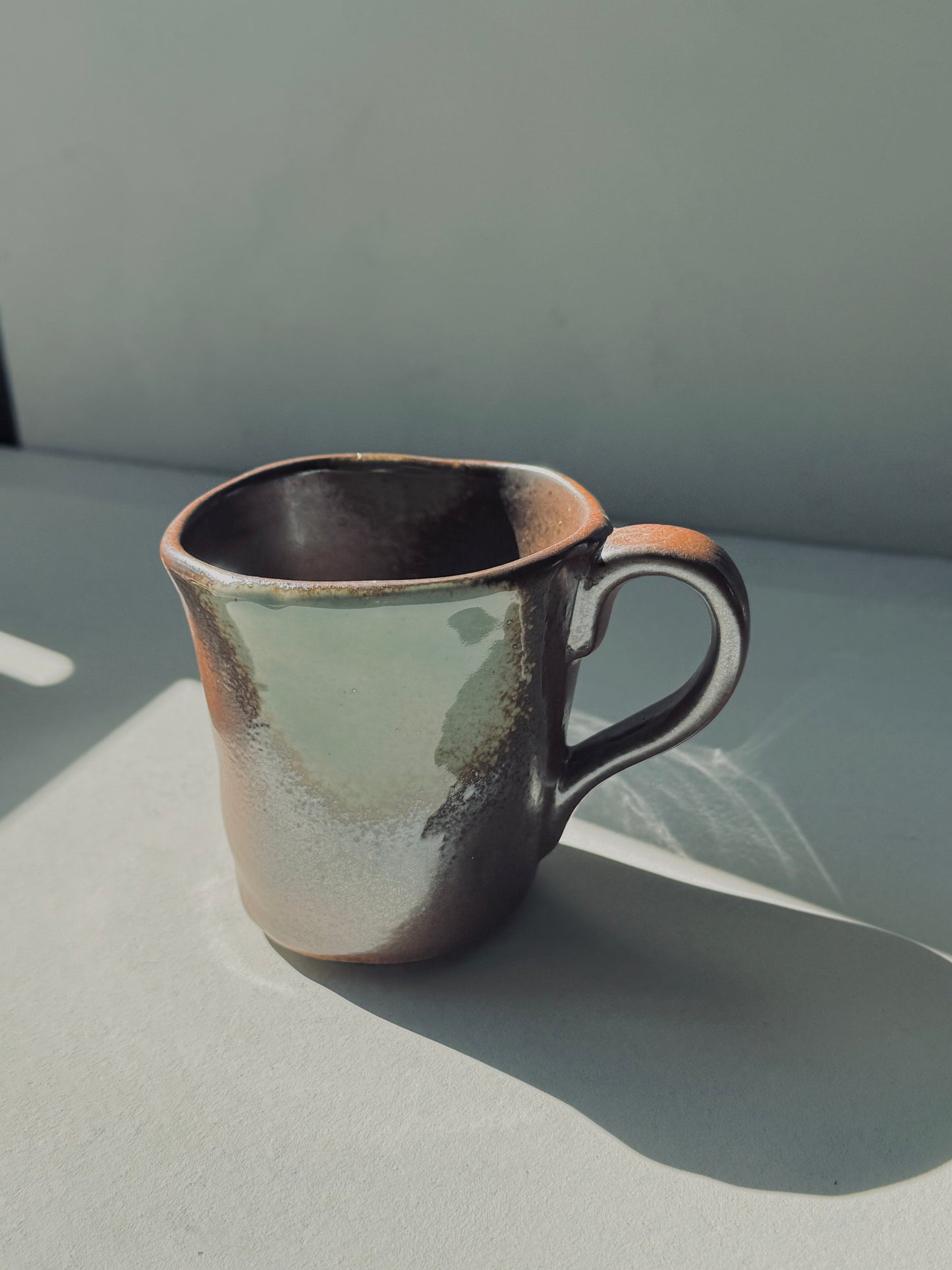 Earth & Sea Stoneware Mug | Handcrafted Ceramic | 230ml