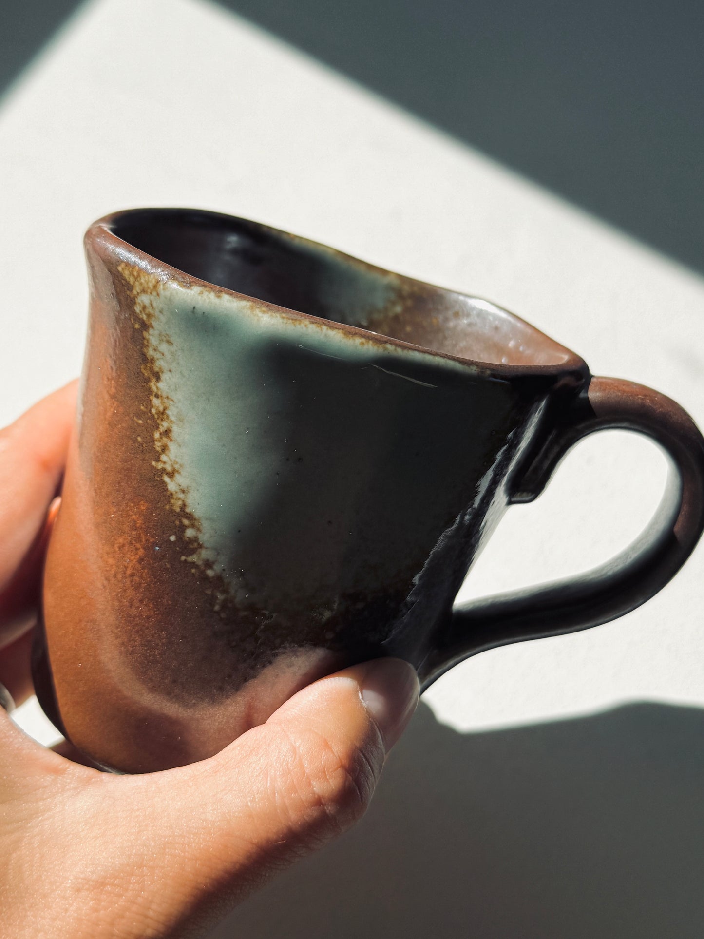 Earth & Sea Stoneware Mug | Handcrafted Ceramic | 230ml
