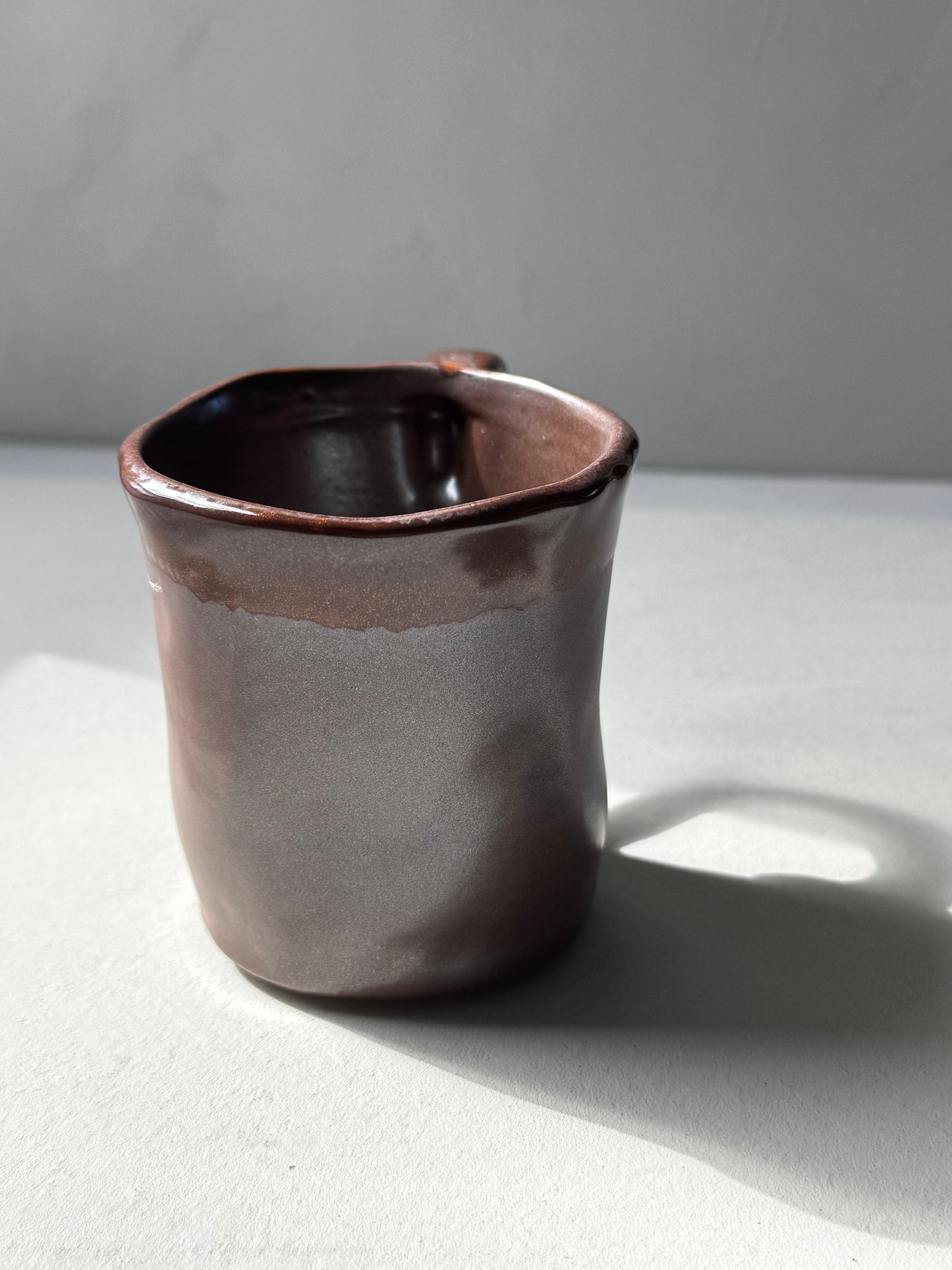 Mocha Horizon Stoneware Mug | Handcrafted Ceramic | 230ml