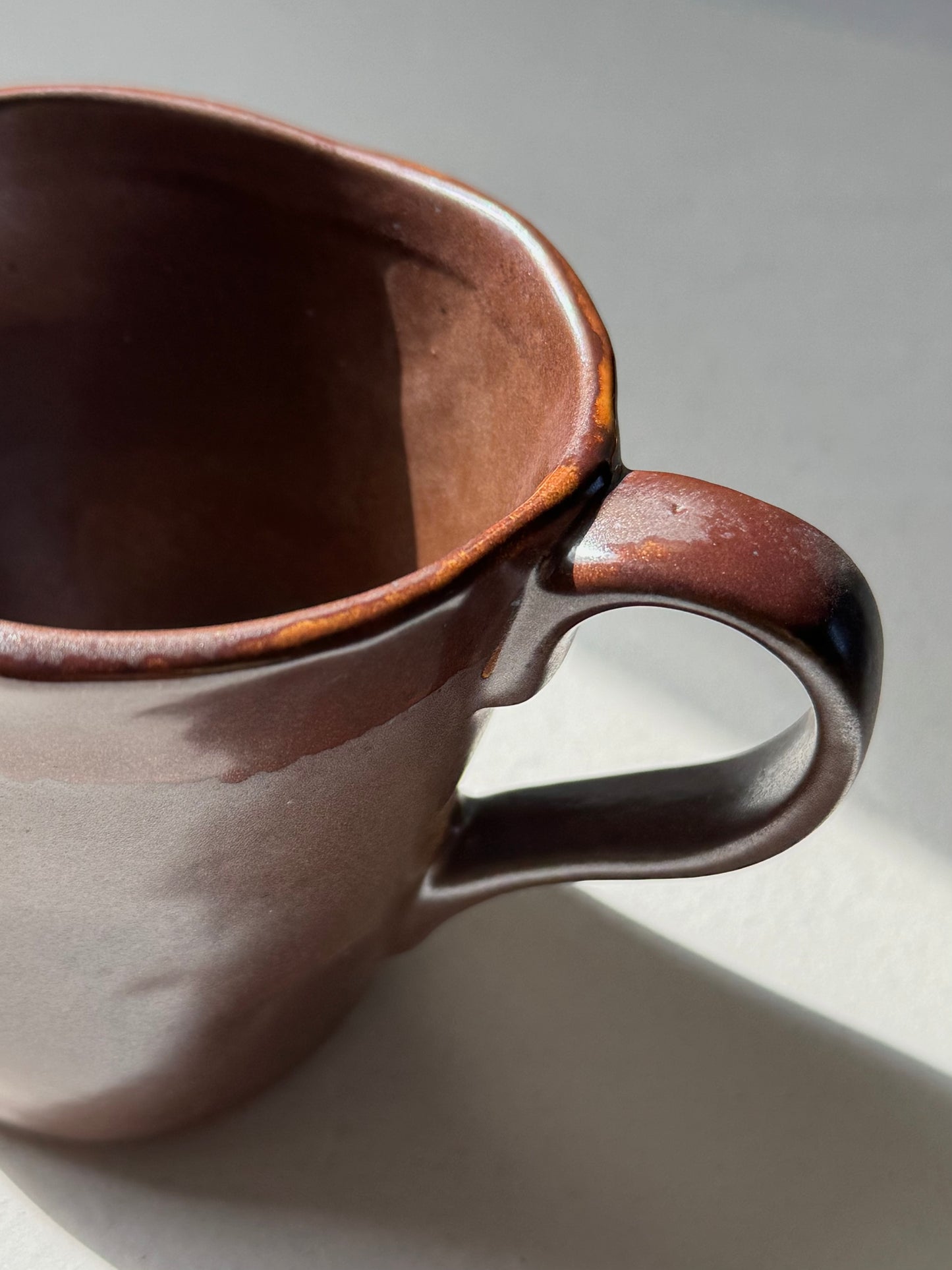 Mocha Horizon Stoneware Mug | Handcrafted Ceramic | 230ml