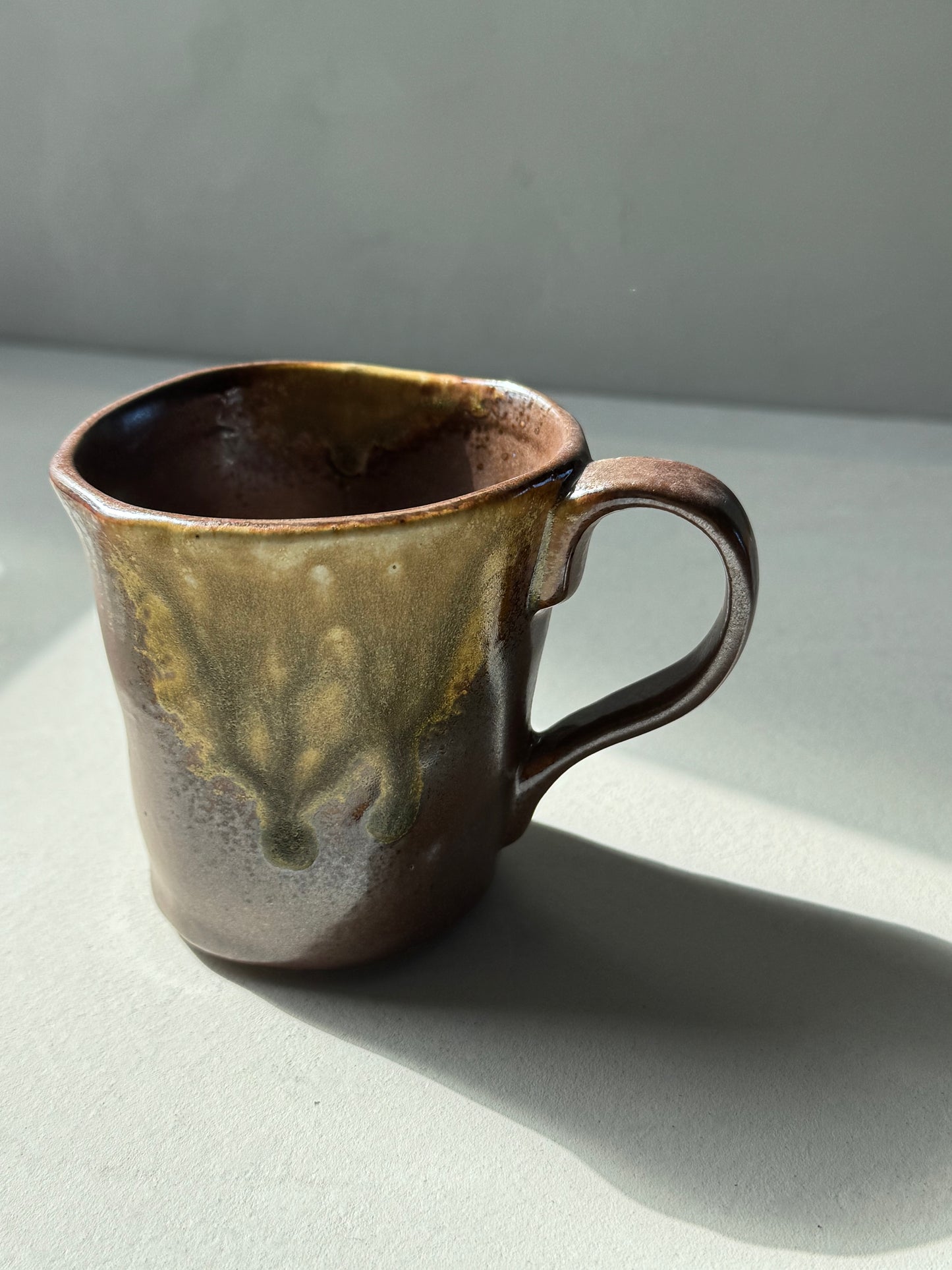 Golden Earth Stoneware Mug | Handcrafted Ceramic | 230ml
