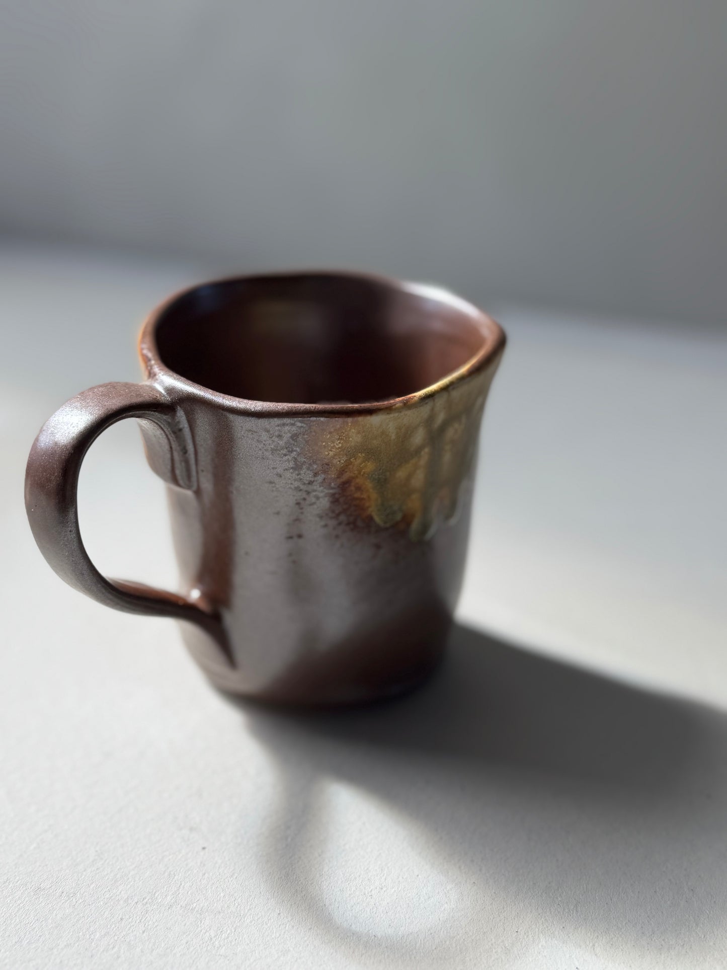 Golden Earth Stoneware Mug | Handcrafted Ceramic | 230ml