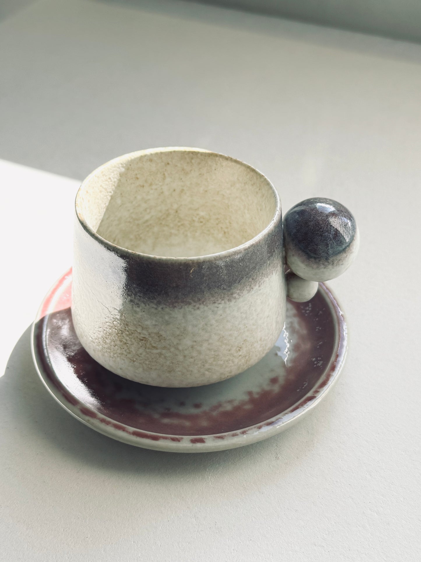 Orbit Series – Ceramic Mug + Saucer