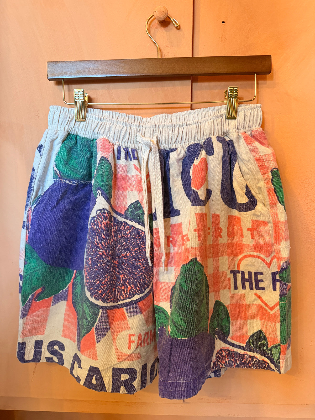 Vintage Thai Cotton Shorts – Retro Graphic Prints