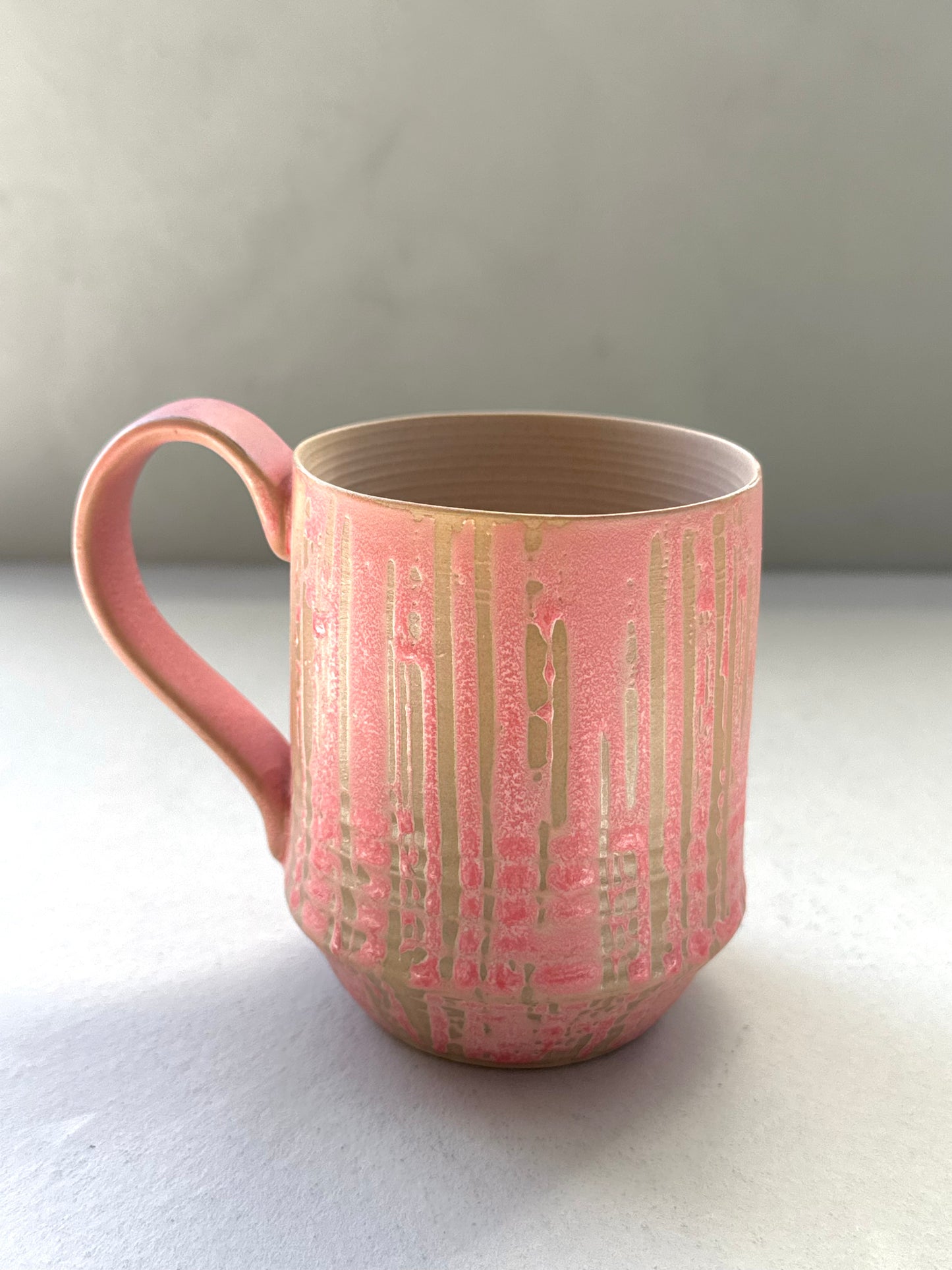 BoHo Bronte Flow Glaze Mug – Sakura Pink