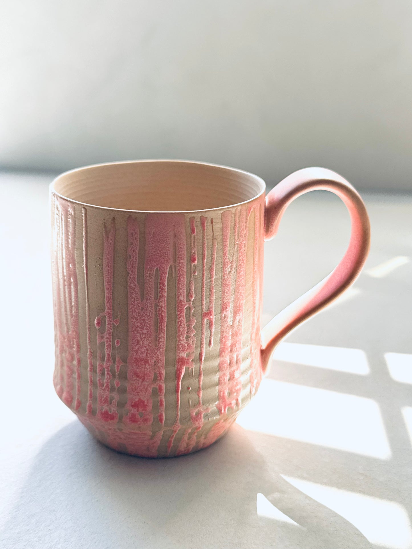 BoHo Bronte Flow Glaze Mug – Sakura Pink
