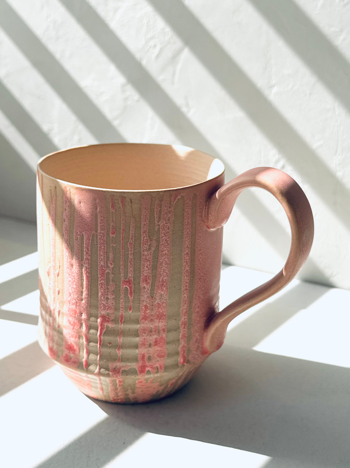 BoHo Bronte Flow Glaze Mug – Sakura Pink