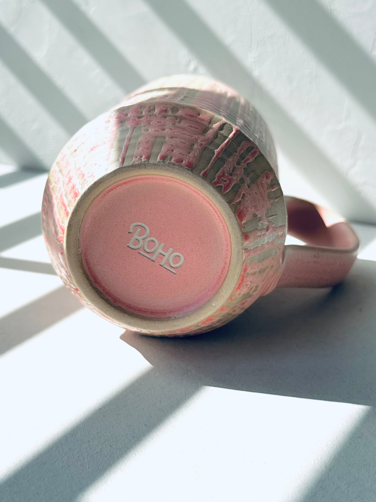 BoHo Bronte Flow Glaze Mug – Sakura Pink