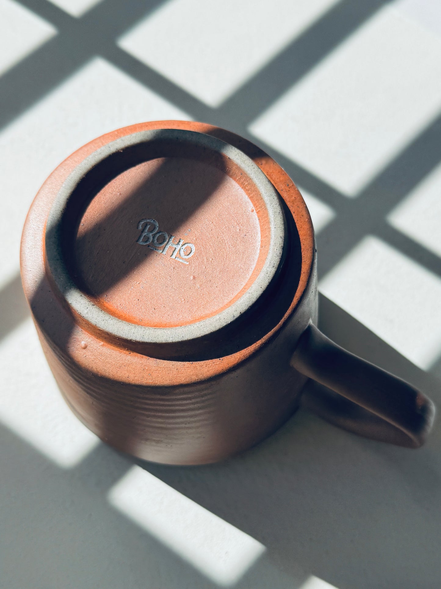 BoHo Bronte Natural Clay Mug – Terracotta Edition