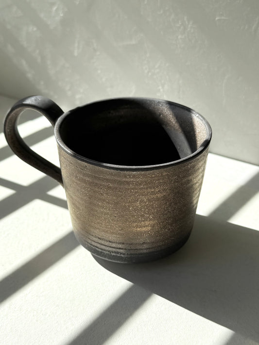 BoHo Bronte Matte Clay Mug – Charcoal Mist Edition