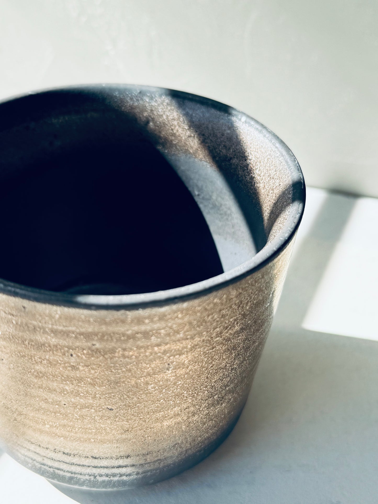 BoHo Bronte Matte Clay Mug – Charcoal Mist Edition