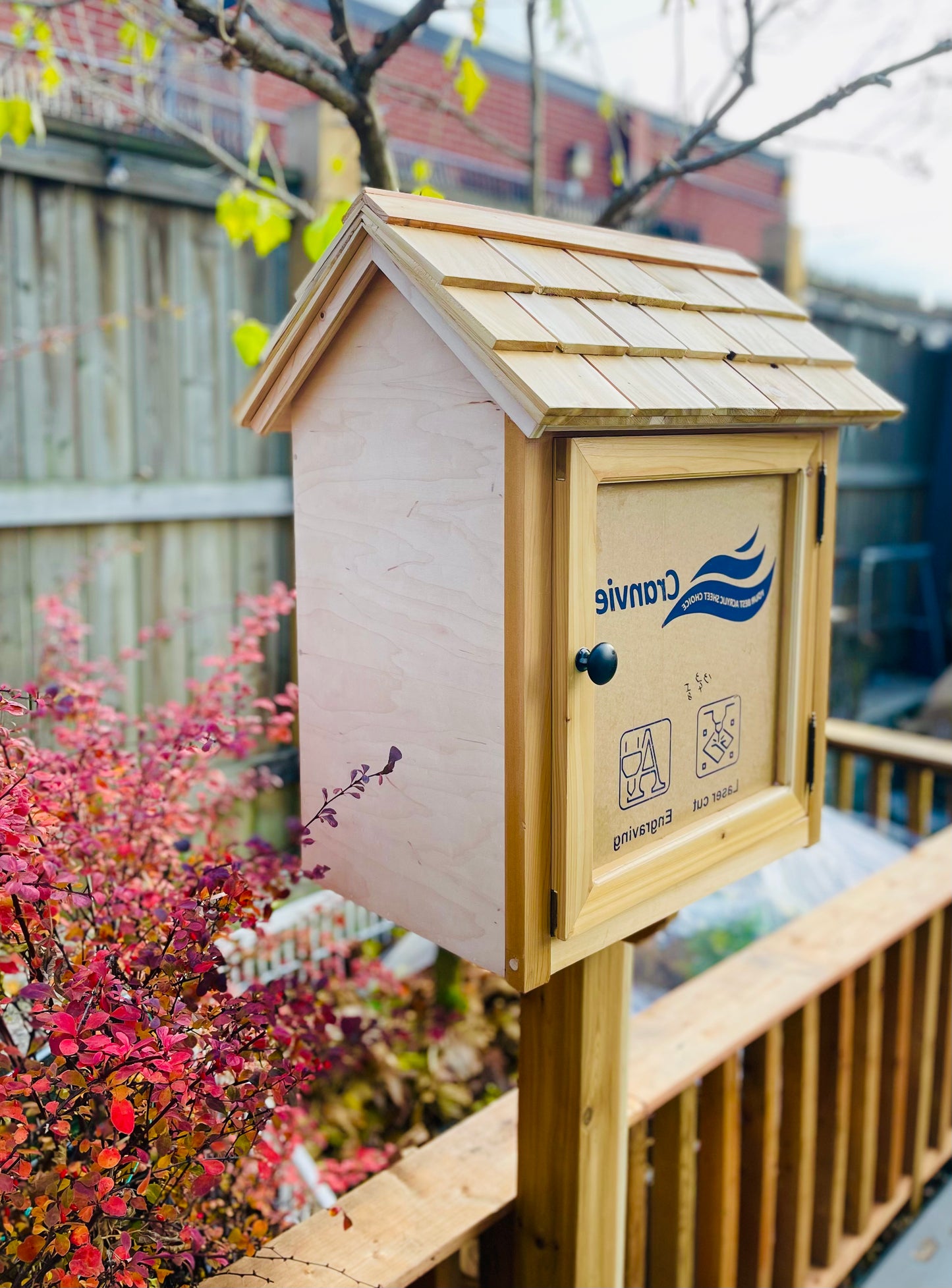 2-Tier Little Free Library — Bronte Woodwork Collection