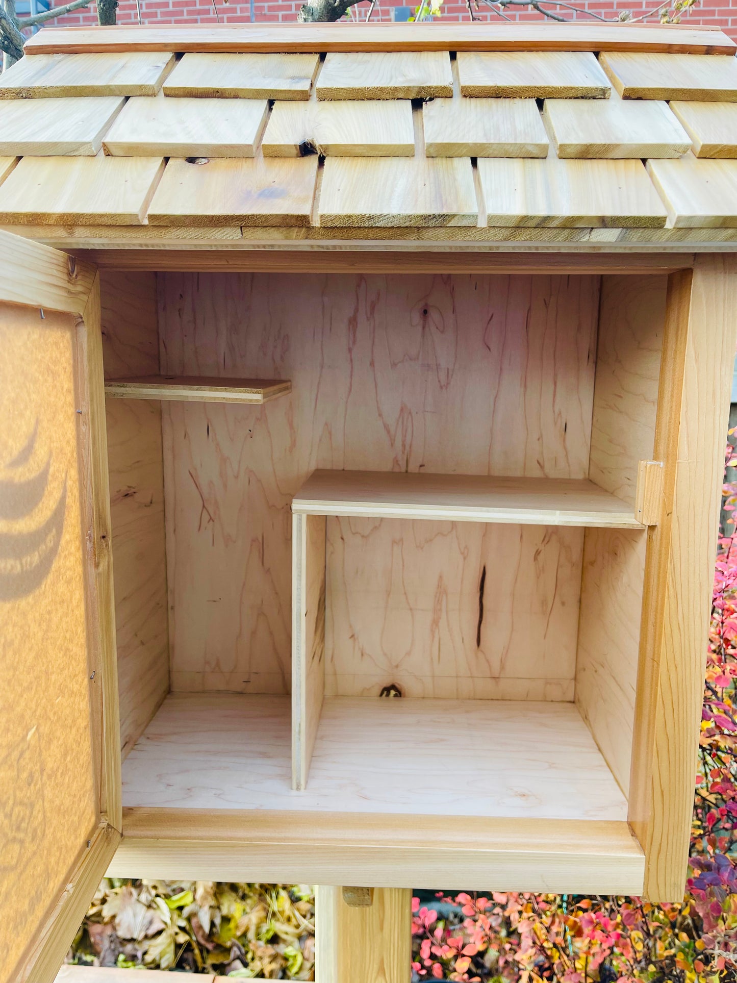 2-Tier Little Free Library — Bronte Woodwork Collection