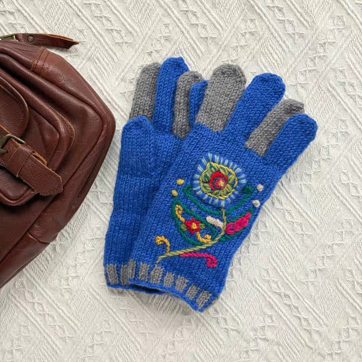 Hand Knit Wool Mittens & Gloves – Fleece Lined, One of a Kind, Handmade in Nepal