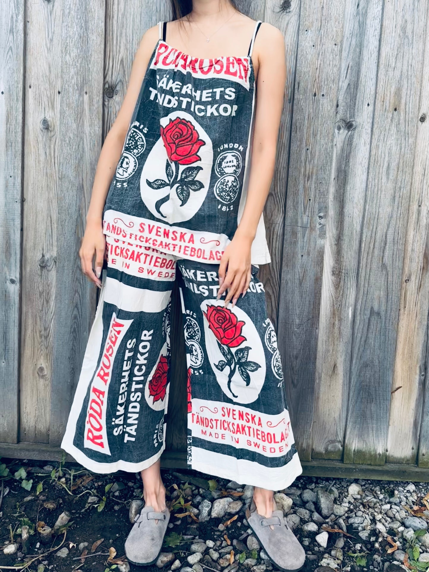 Red Rose Matchbox Cami Top