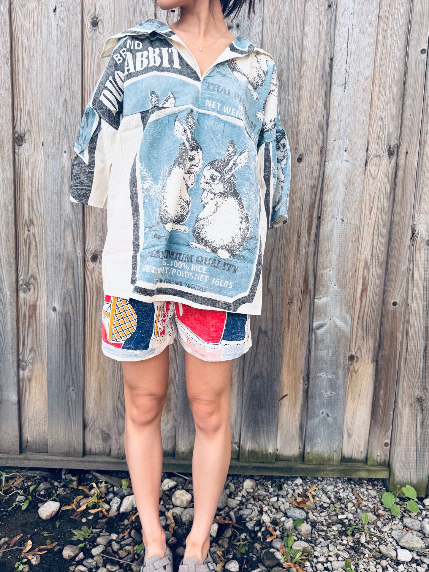 🐇 Duo Rabbit Sailor Shirt – Limited Edition