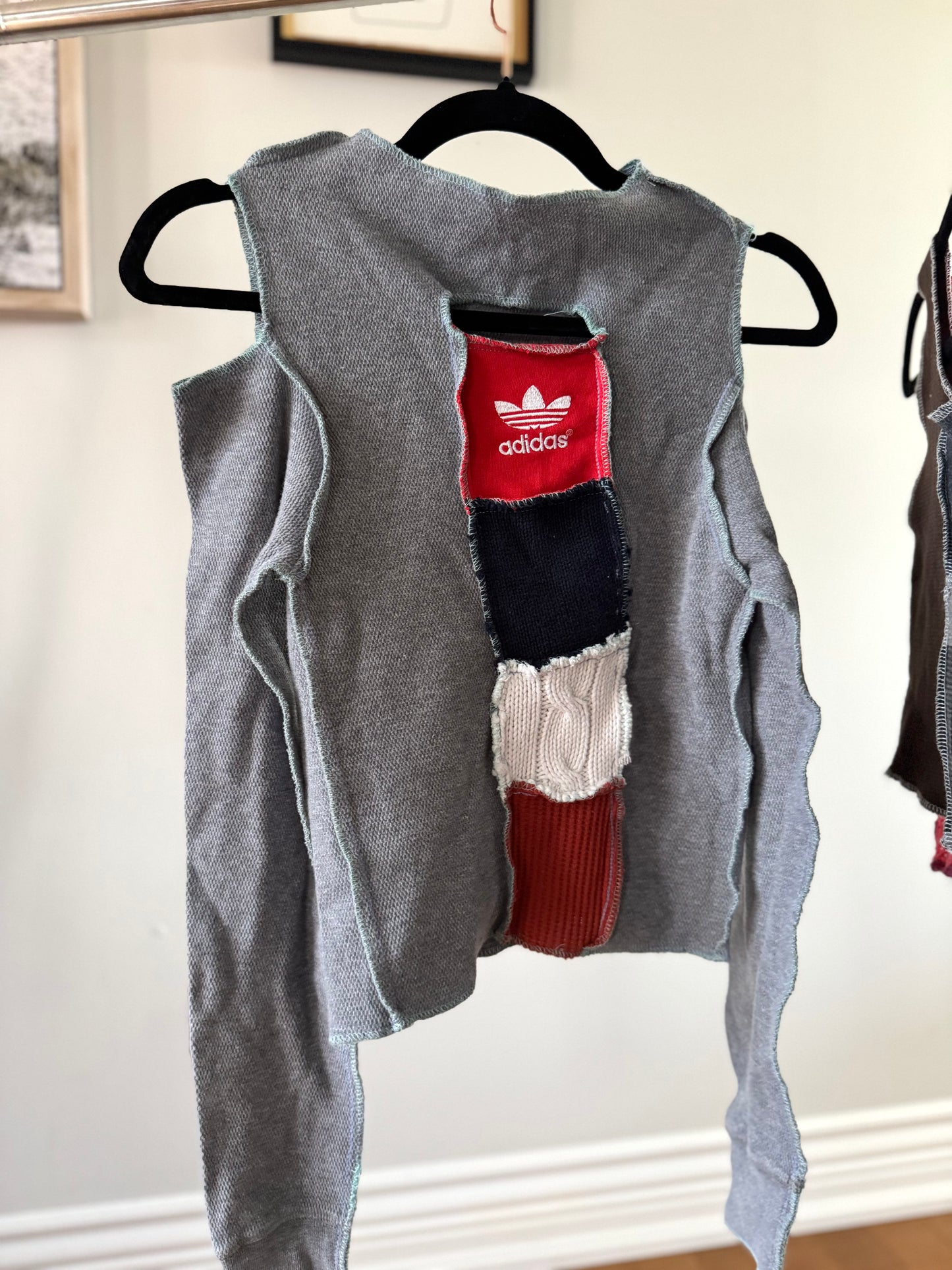 Y2K Deconstructed Knit Top – Long Sleeve Cut-Out