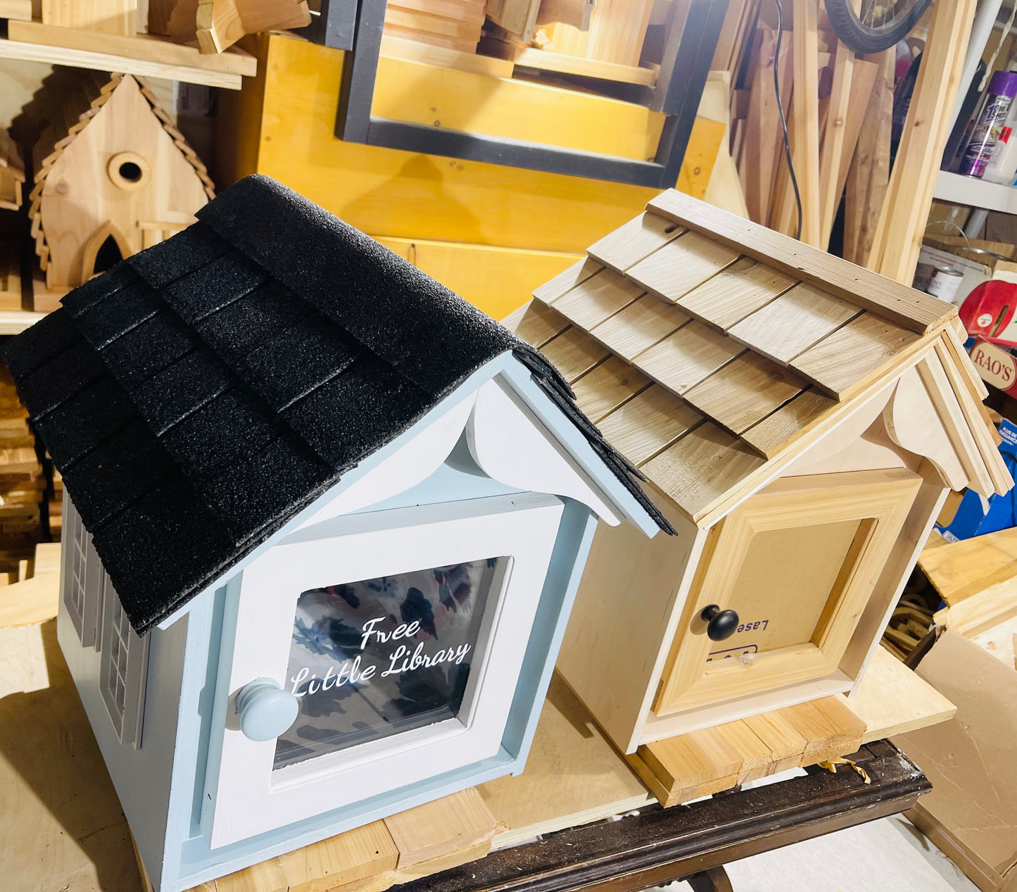 The “Little Free Library” – Handcrafted  Book House