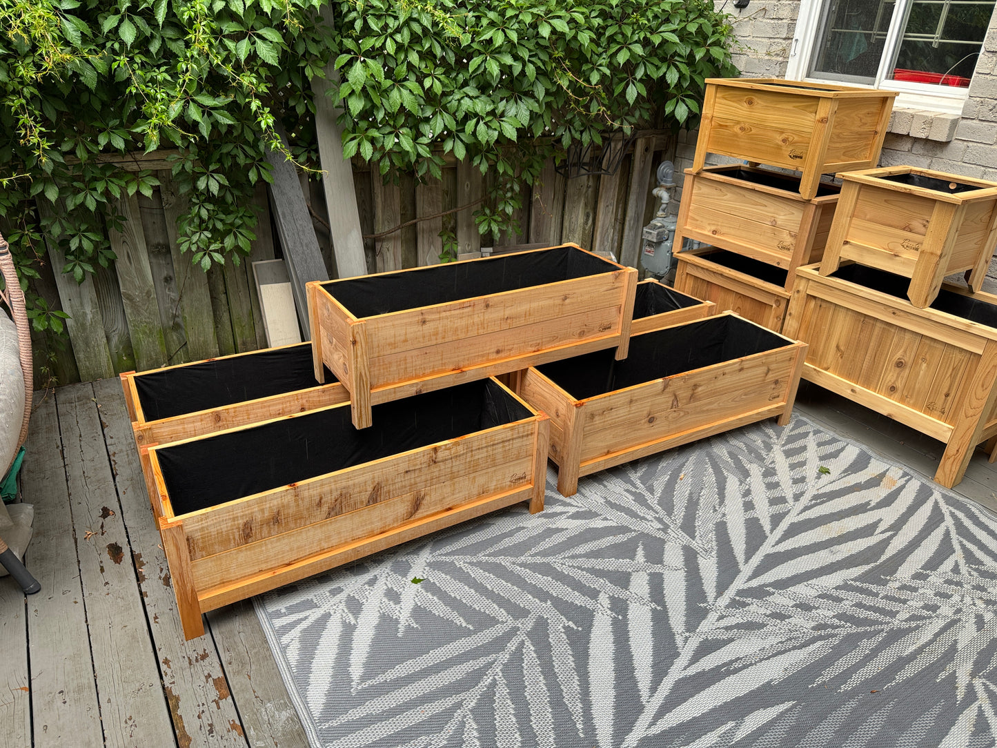 The HomeGrow | Premium Cedar Raised Planter