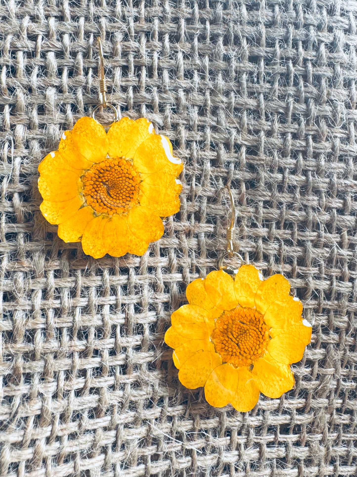 Sunny Daisy Earrings | 14k Gold‑Plated Hooks
