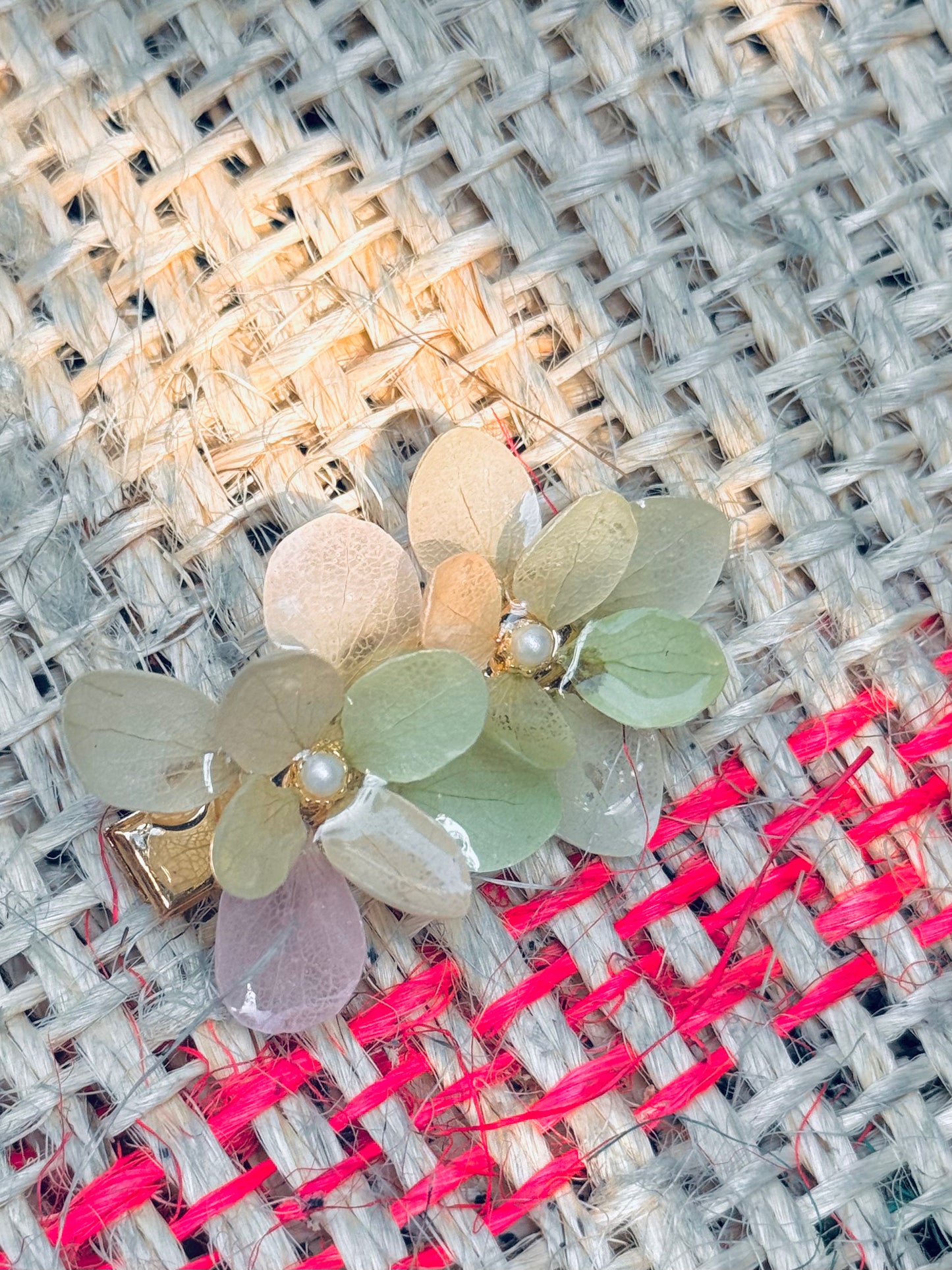 Pastel Dream Real Hydrangea Hair Clip